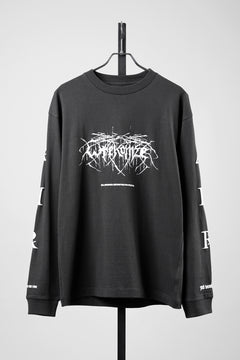 画像をギャラリービューアに読み込む, F/CE. RE WRECONIZE LONG SLEEVE T-SHIRT (CHARCOAL)