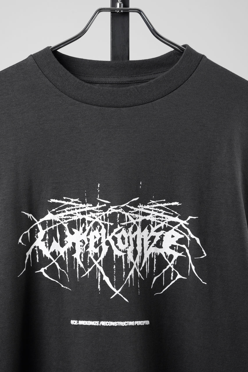 画像をギャラリービューアに読み込む, F/CE. RE WRECONIZE LONG SLEEVE T-SHIRT (CHARCOAL)