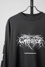 画像をギャラリービューアに読み込む, F/CE. RE WRECONIZE LONG SLEEVE T-SHIRT (CHARCOAL)