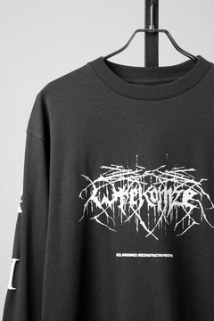 画像をギャラリービューアに読み込む, F/CE. RE WRECONIZE LONG SLEEVE T-SHIRT (CHARCOAL)