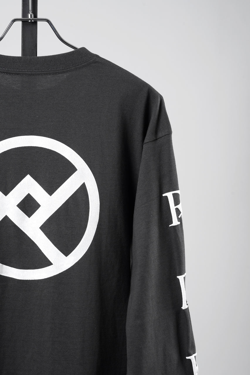 画像をギャラリービューアに読み込む, F/CE. RE WRECONIZE LONG SLEEVE T-SHIRT (CHARCOAL)