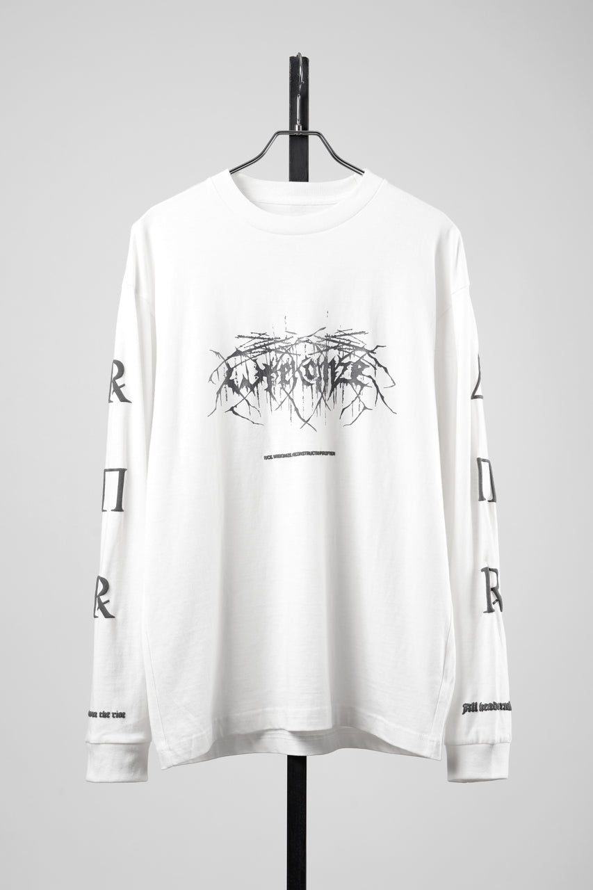 画像をギャラリービューアに読み込む, F/CE. RE WRECONIZE LONG SLEEVE T-SHIRT (WHITE)