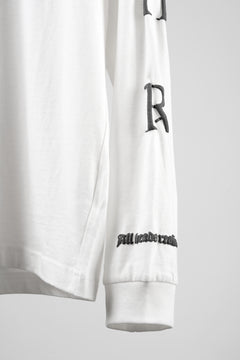 画像をギャラリービューアに読み込む, F/CE. RE WRECONIZE LONG SLEEVE T-SHIRT (WHITE)