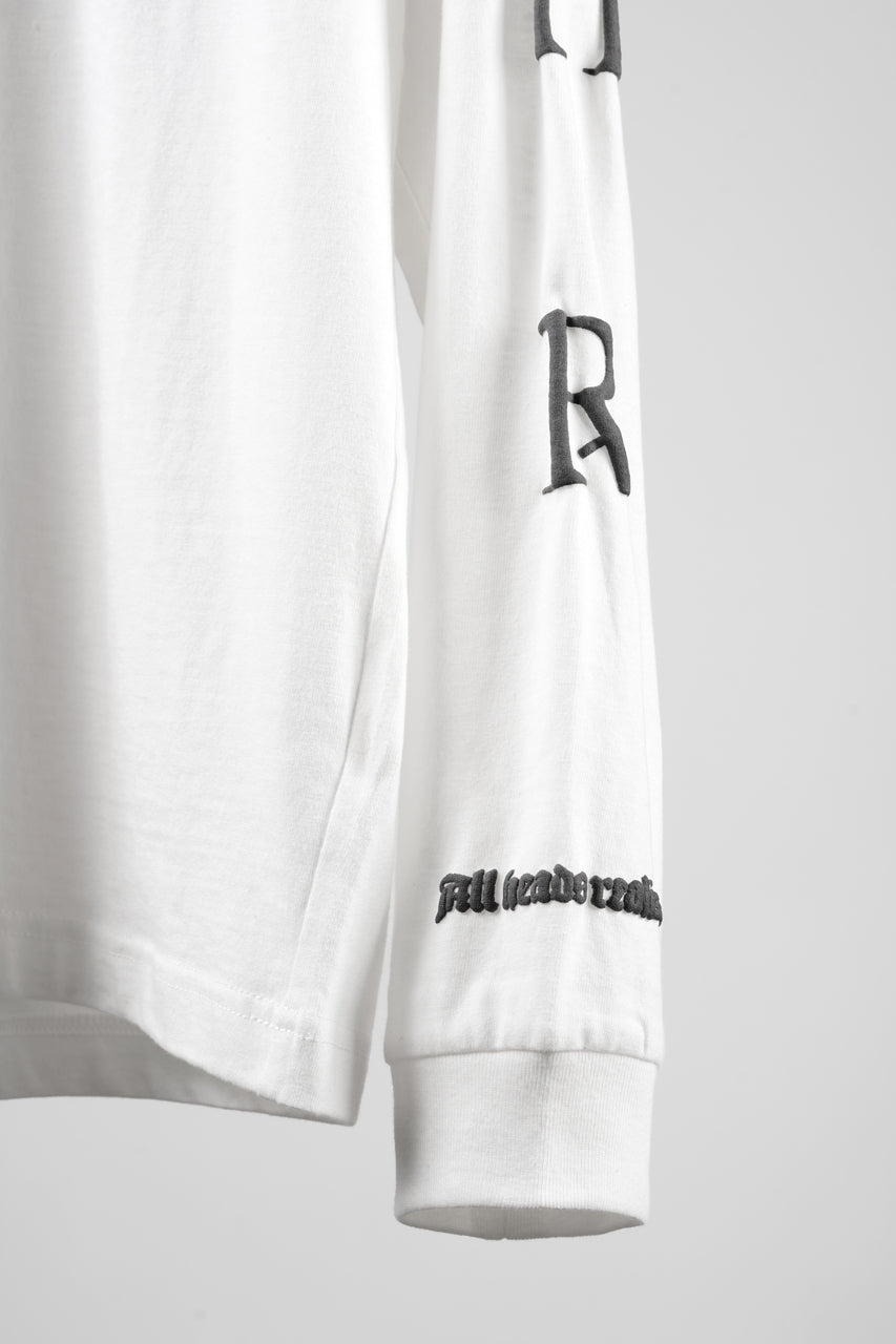 画像をギャラリービューアに読み込む, F/CE. RE WRECONIZE LONG SLEEVE T-SHIRT (WHITE)
