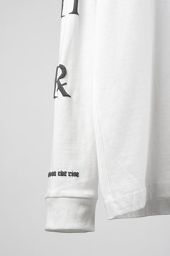 画像をギャラリービューアに読み込む, F/CE. RE WRECONIZE LONG SLEEVE T-SHIRT (WHITE)