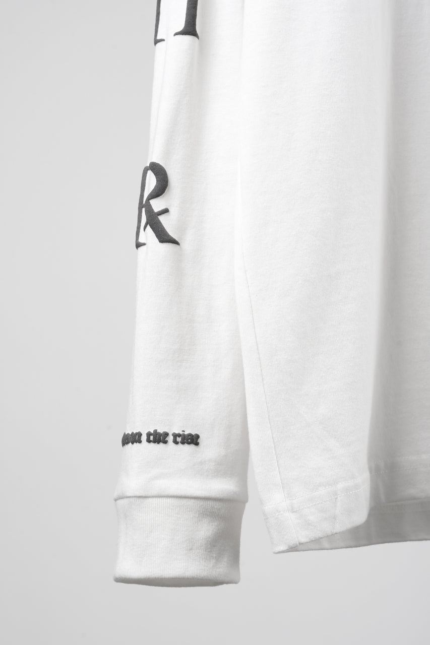 画像をギャラリービューアに読み込む, F/CE. RE WRECONIZE LONG SLEEVE T-SHIRT (WHITE)