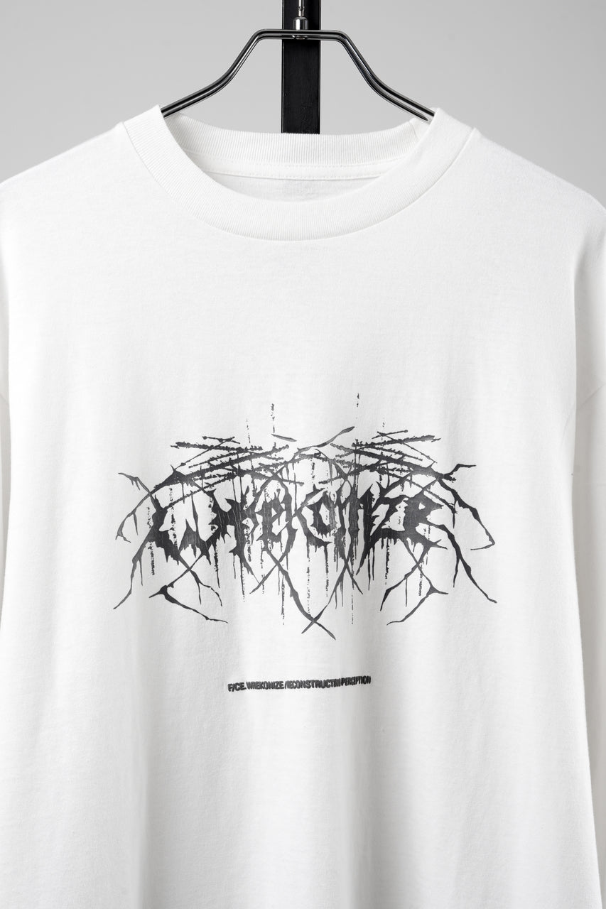 画像をギャラリービューアに読み込む, F/CE. RE WRECONIZE LONG SLEEVE T-SHIRT (WHITE)