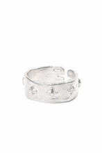 Load image into Gallery viewer, m.a+ silver stitched multiple cross ring / AG518 AG (SILVER)