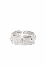 Load image into Gallery viewer, m.a+ silver stitched multiple cross ring / AG518 AG (SILVER)