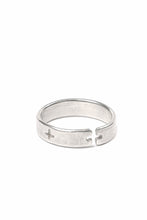 Load image into Gallery viewer, m.a+ multiple silver cross carved ring / AG050 AG (SILVER)