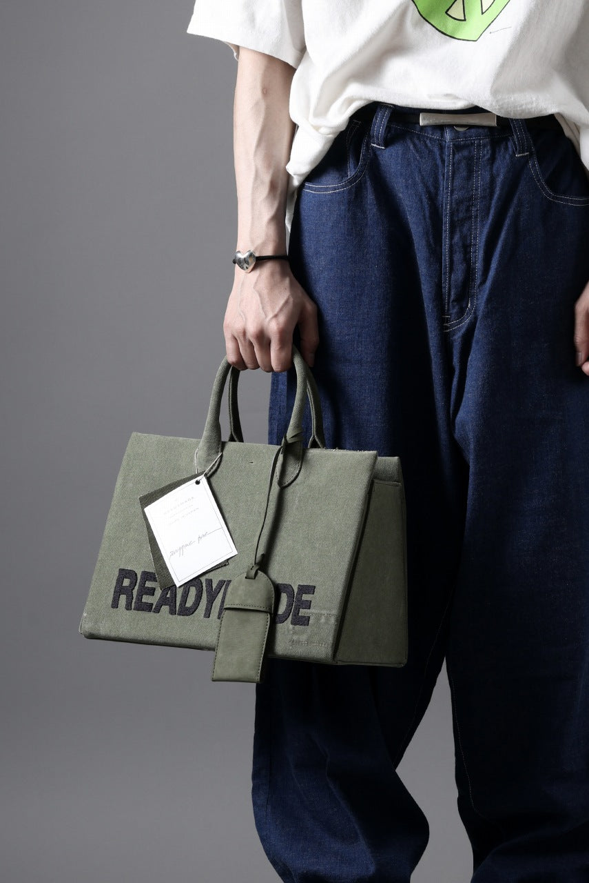 画像をギャラリービューアに読み込む, READYMADE SHOPPING BAG 30 LOGO (KHAKI)