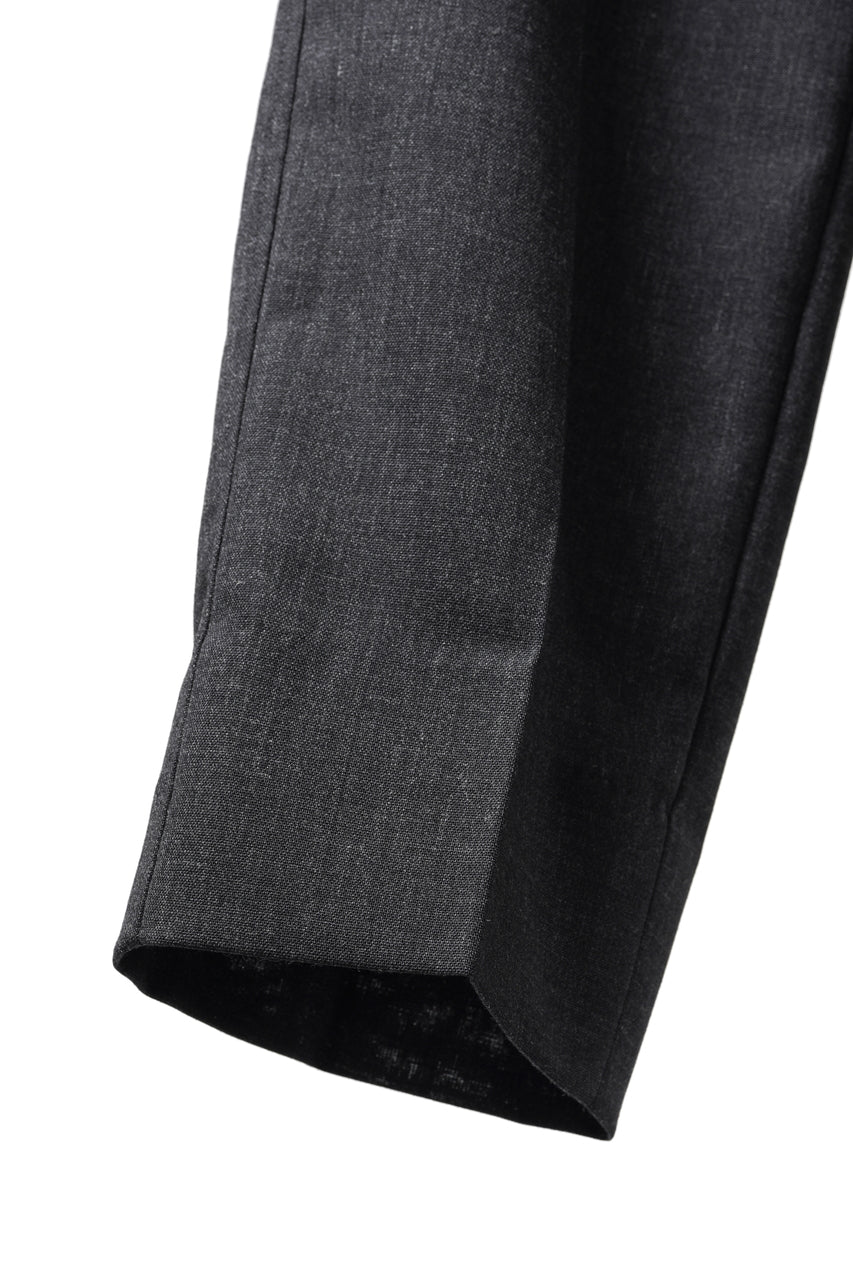 Load image into Gallery viewer, LASTMAN ONE TUCK SLACKS (BLACK)