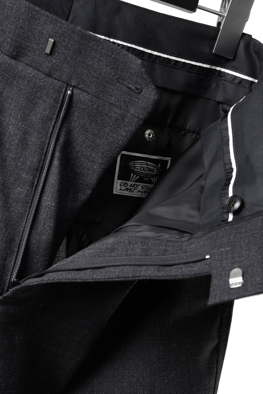 Load image into Gallery viewer, LASTMAN ONE TUCK SLACKS (BLACK)