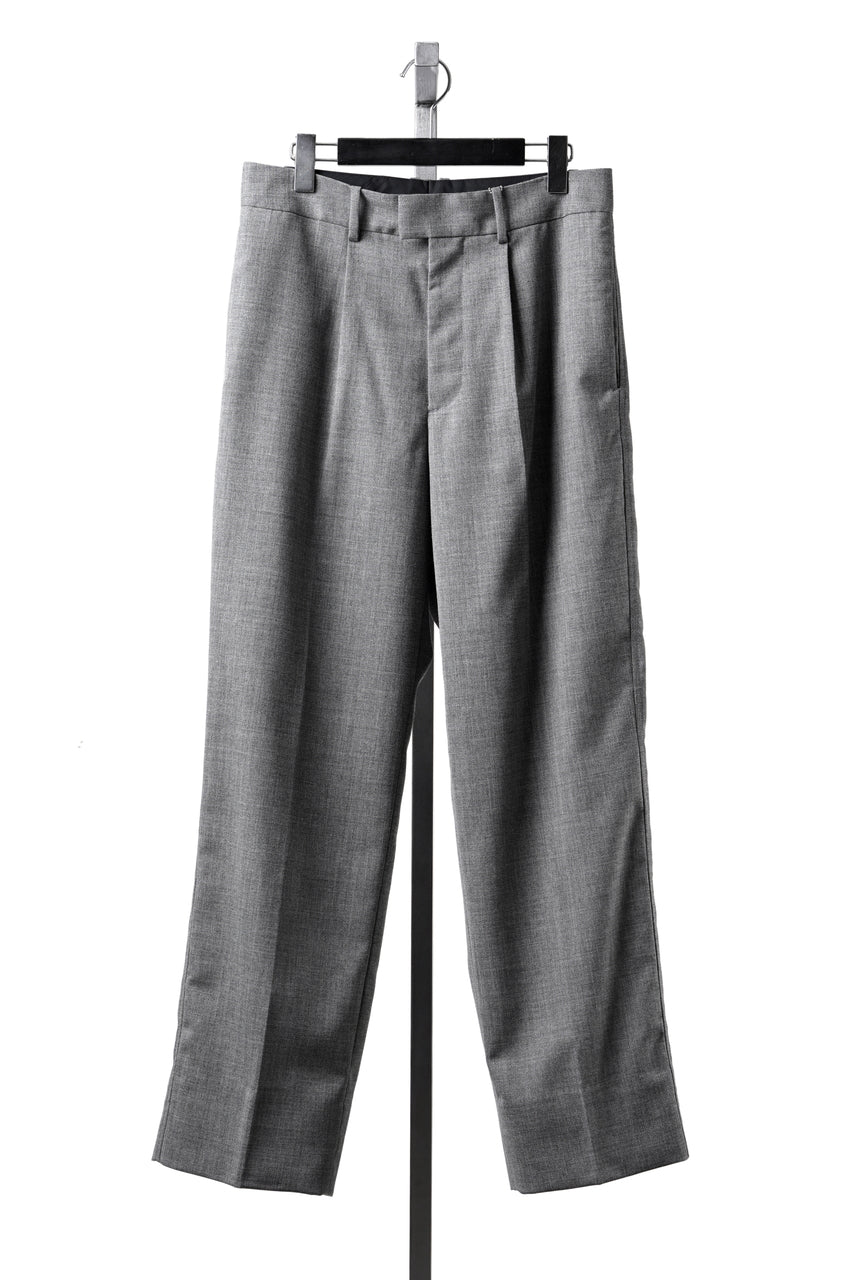 画像をギャラリービューアに読み込む, LASTMAN ONE TUCK SLACKS (GREY)