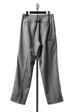 画像をギャラリービューアに読み込む, LASTMAN ONE TUCK SLACKS (GREY)