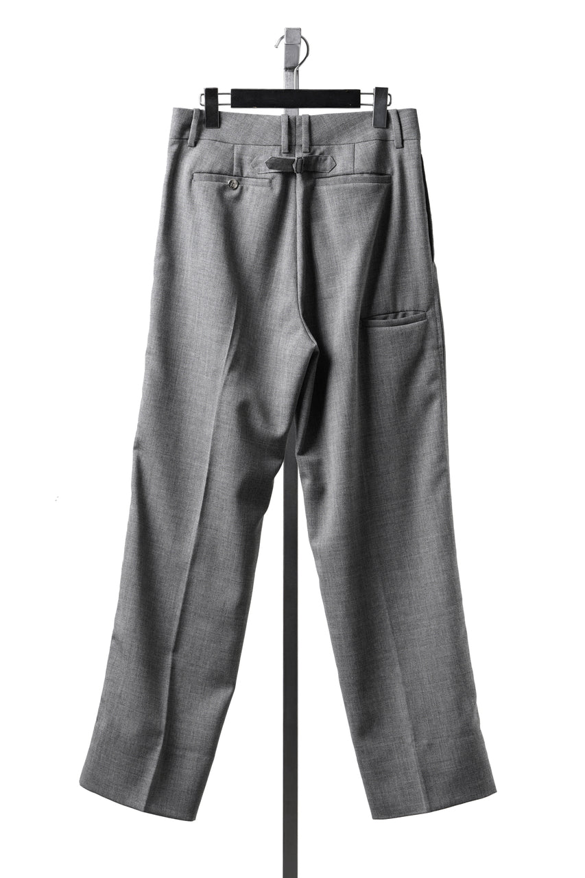 画像をギャラリービューアに読み込む, LASTMAN ONE TUCK SLACKS (GREY)