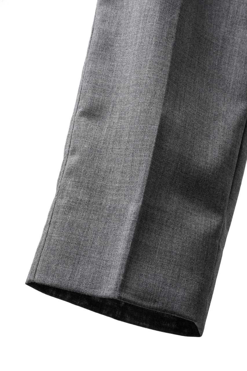 画像をギャラリービューアに読み込む, LASTMAN ONE TUCK SLACKS (GREY)