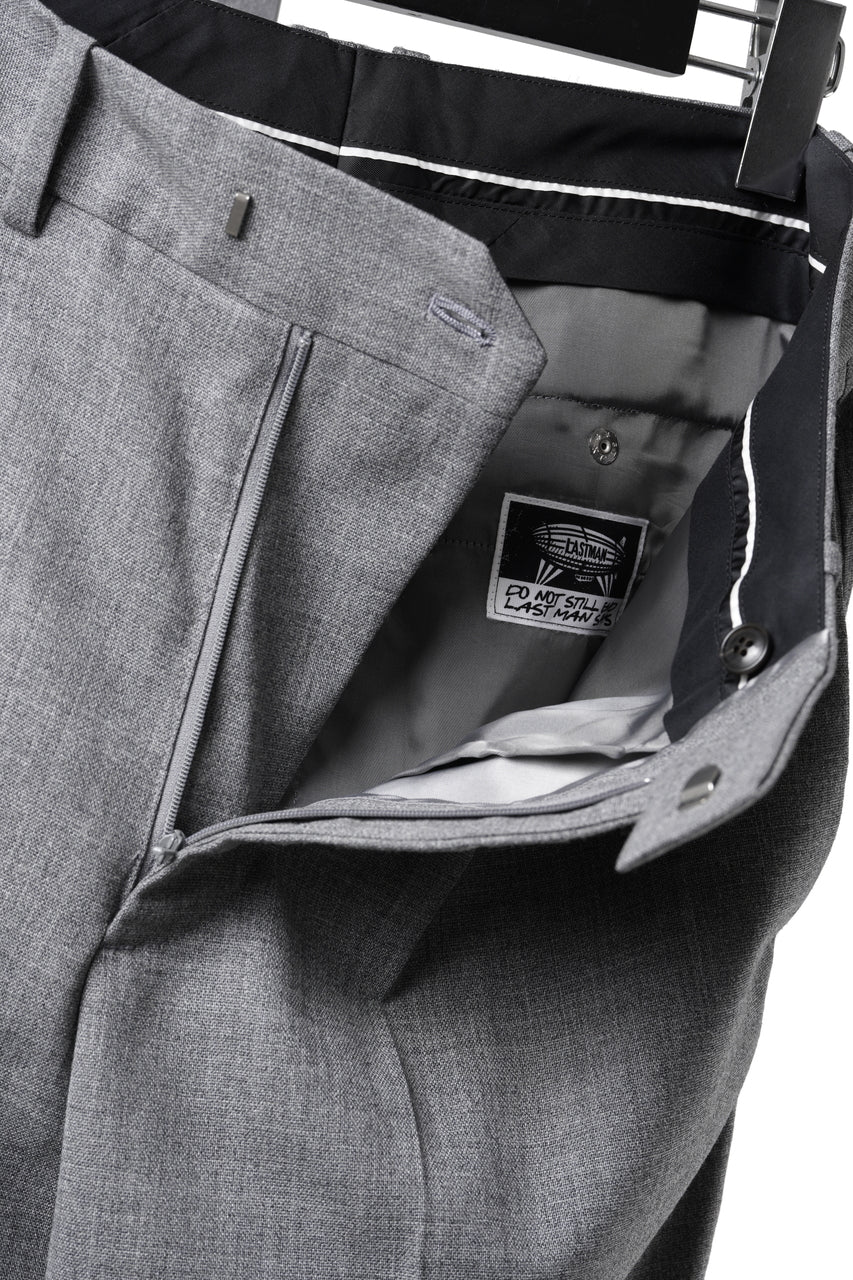 画像をギャラリービューアに読み込む, LASTMAN ONE TUCK SLACKS (GREY)