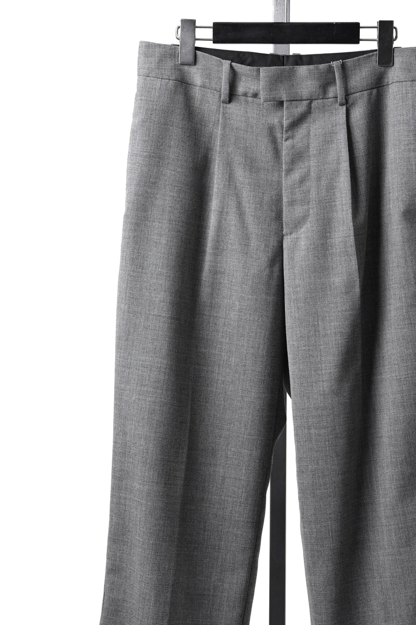 画像をギャラリービューアに読み込む, LASTMAN ONE TUCK SLACKS (GREY)