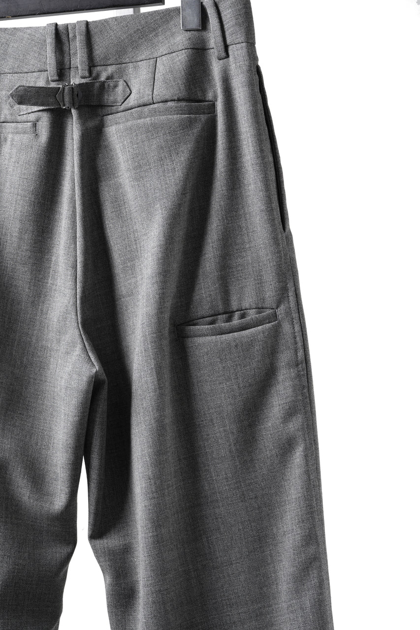 画像をギャラリービューアに読み込む, LASTMAN ONE TUCK SLACKS (GREY)