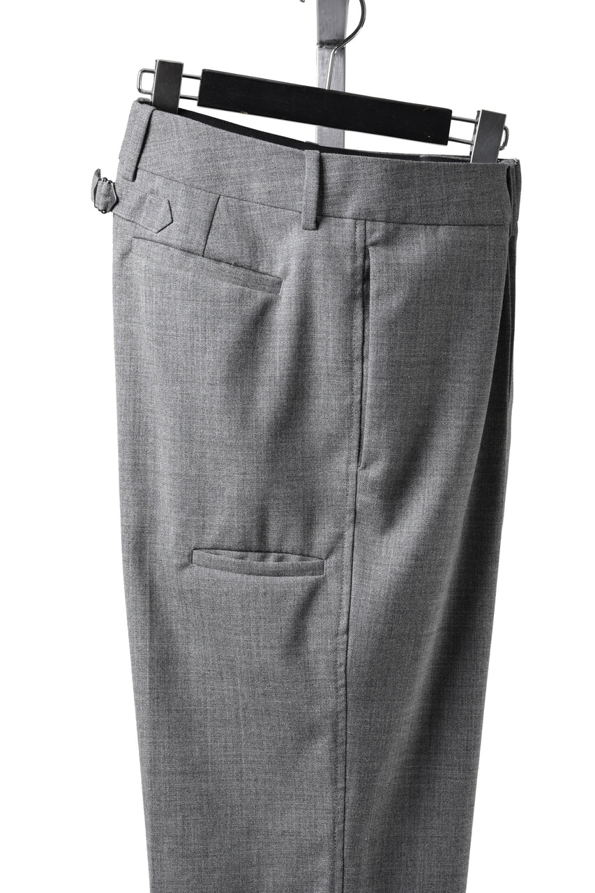 画像をギャラリービューアに読み込む, LASTMAN ONE TUCK SLACKS (GREY)