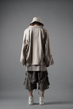 画像をギャラリービューアに読み込む, beauty : beast LAPEL COLLAR SHIRTS JACKET (BEIGE)