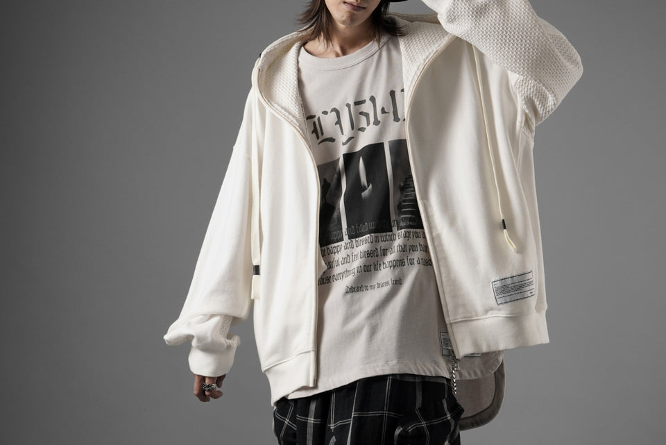 画像をギャラリービューアに読み込む, beauty : beast FRONT ZIP HOODIE (OFF WHITE)