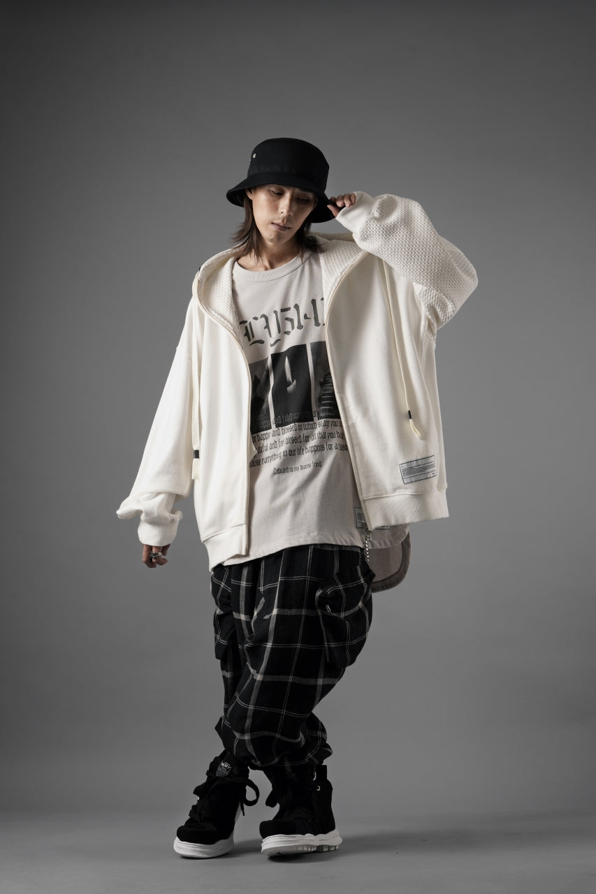 画像をギャラリービューアに読み込む, beauty : beast FRONT ZIP HOODIE (OFF WHITE)
