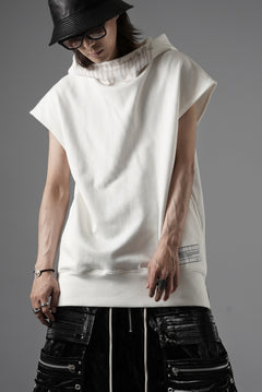 画像をギャラリービューアに読み込む, beauty : beast ESSENTIAL SLEEVELESS HI-HOODIE (OFF WHITE)
