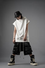 画像をギャラリービューアに読み込む, beauty : beast ESSENTIAL SLEEVELESS HI-HOODIE (OFF WHITE)