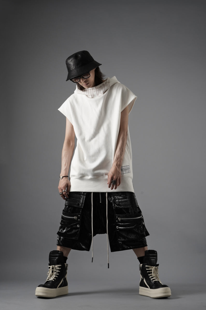 画像をギャラリービューアに読み込む, beauty : beast ESSENTIAL SLEEVELESS HI-HOODIE (OFF WHITE)