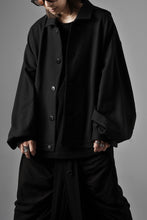 画像をギャラリービューアに読み込む, beauty : beast LAPEL COLLAR SHIRTS JACKET (BLACK)