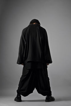 画像をギャラリービューアに読み込む, beauty : beast LAPEL COLLAR SHIRTS JACKET (BLACK)