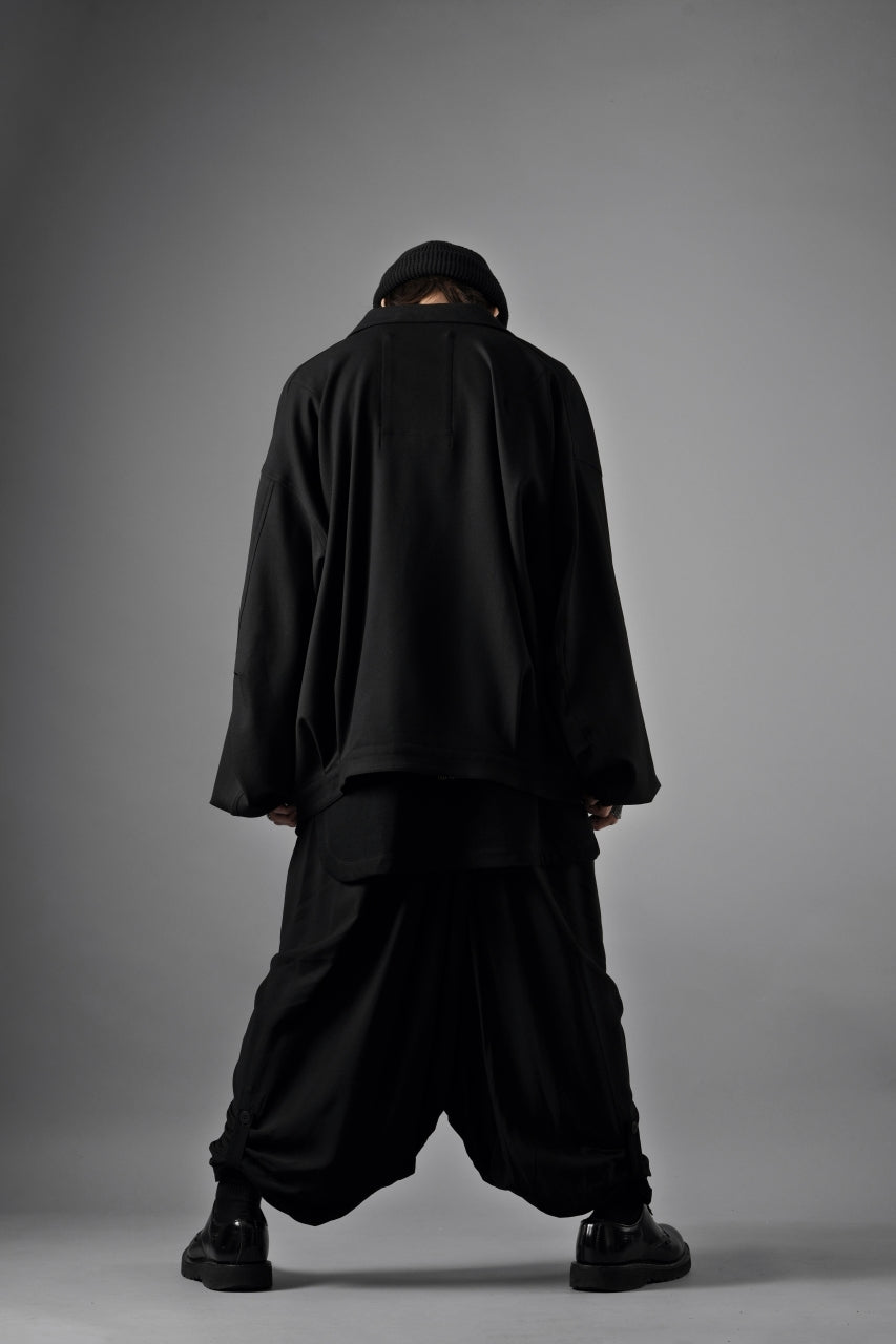 画像をギャラリービューアに読み込む, beauty : beast LAPEL COLLAR SHIRTS JACKET (BLACK)