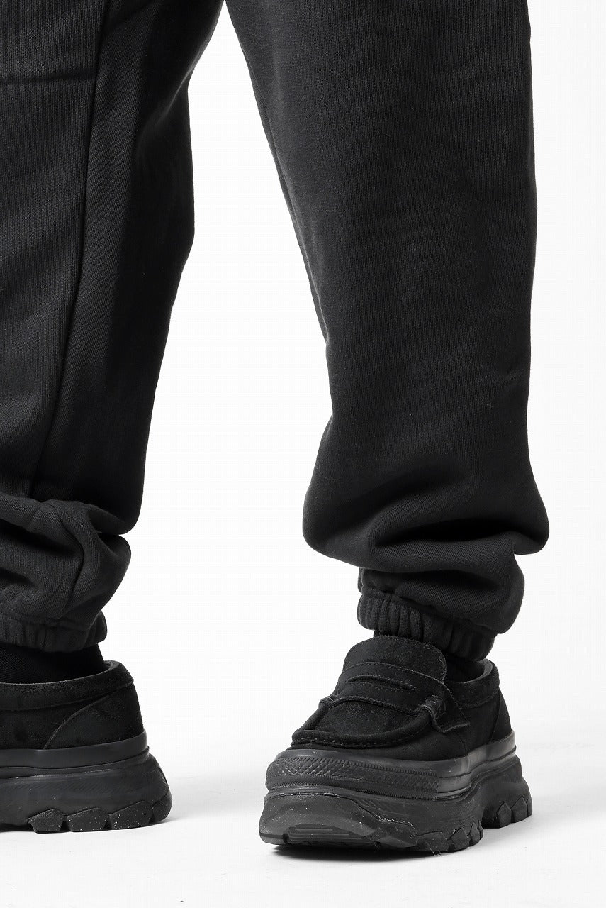 entire studios HEAVY JOGGER SWEAT PANTS (WASHED BLACK)