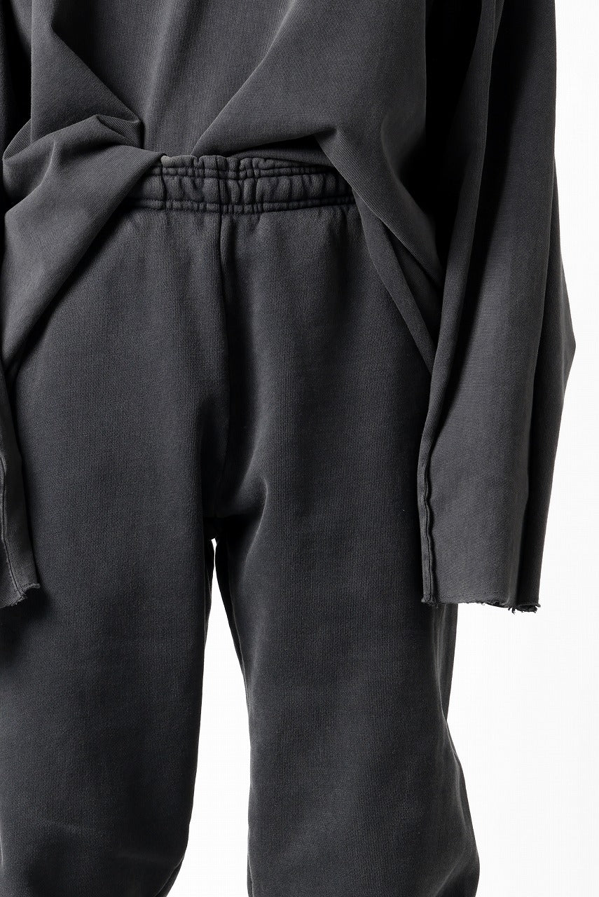 entire studios HEAVY JOGGER SWEAT PANTS (WASHED BLACK)