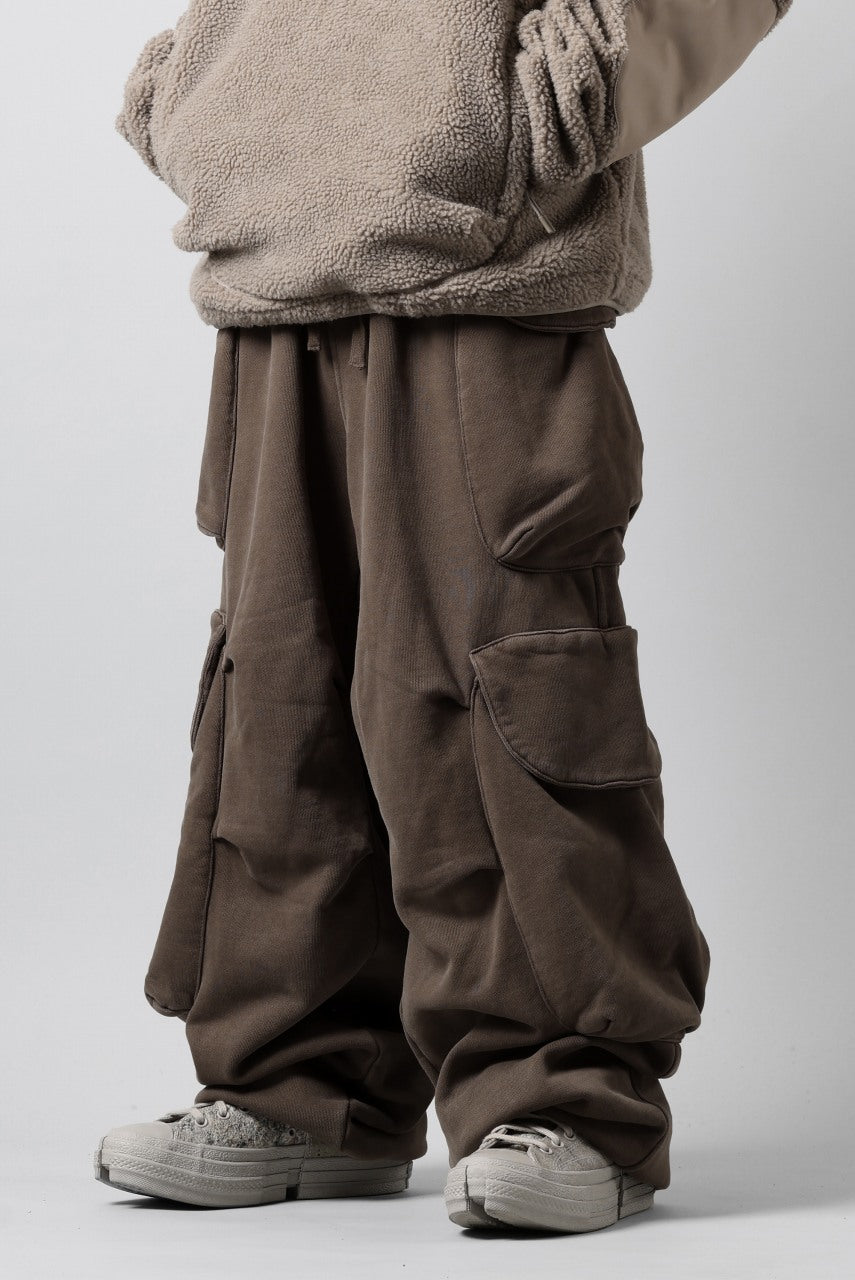 画像をギャラリービューアに読み込む, entire studios HEAVY GOCAR SWEAT PANTS (BRUNETTE)