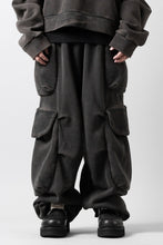 画像をギャラリービューアに読み込む, entire studios HEAVY GOCAR SWEAT PANTS (WASHED BLACK)