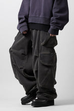 画像をギャラリービューアに読み込む, entire studios HEAVY GOCAR SWEAT PANTS (WASHED BLACK)