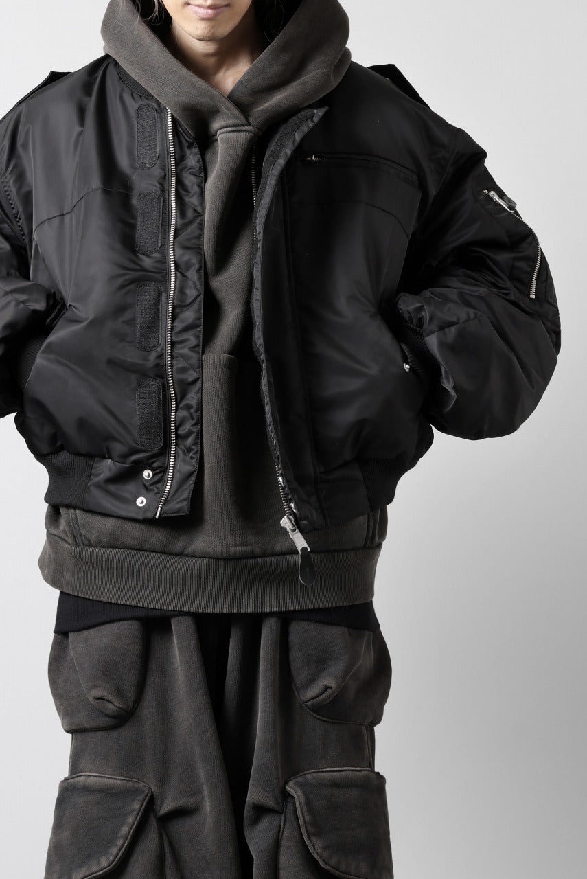 entire studios A-2 BOMBER PADDED JACKET (OIL)