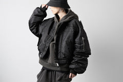 entire studios HEAVY HOOD SWEAT PULLOVER (WASHED BLACK)の商品