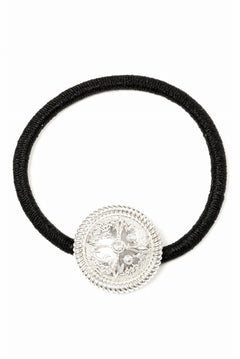 Load image into Gallery viewer, BACKLASH THE LINE CONCHO SILVER 925 HAIR TIES BRACELET (SILVER)