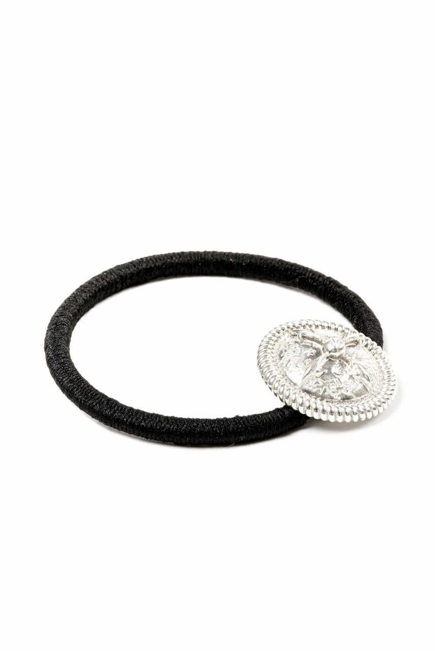 BACKLASH THE LINE CONCHO SILVER 925 HAIR TIES BRACELET (SILVER)