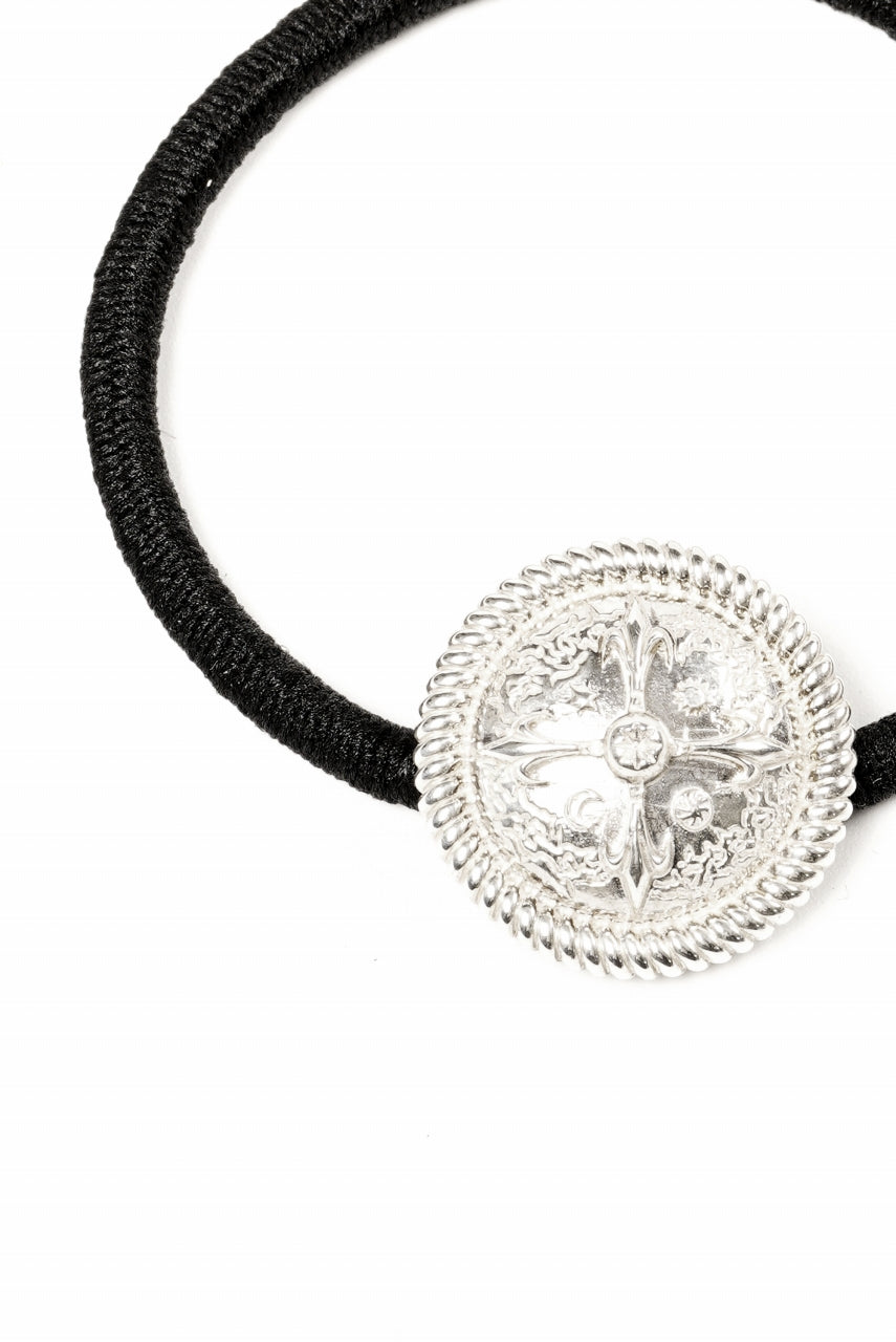 BACKLASH THE LINE CONCHO SILVER 925 HAIR TIES BRACELET (SILVER)