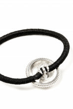 Load image into Gallery viewer, BACKLASH THE LINE CONCHO SILVER 925 HAIR TIES BRACELET (SILVER)