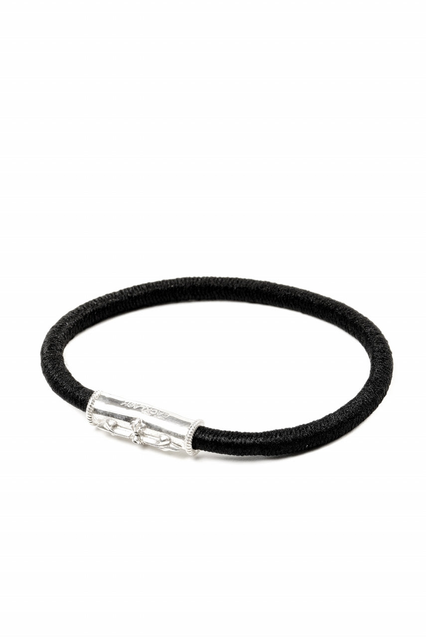 Load image into Gallery viewer, BACKLASH THE LINE SILVER 925 HAIR TIES BRACELET (SILVER)