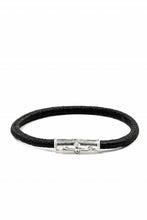 Load image into Gallery viewer, BACKLASH THE LINE SILVER 925 HAIR TIES BRACELET (SILVER)