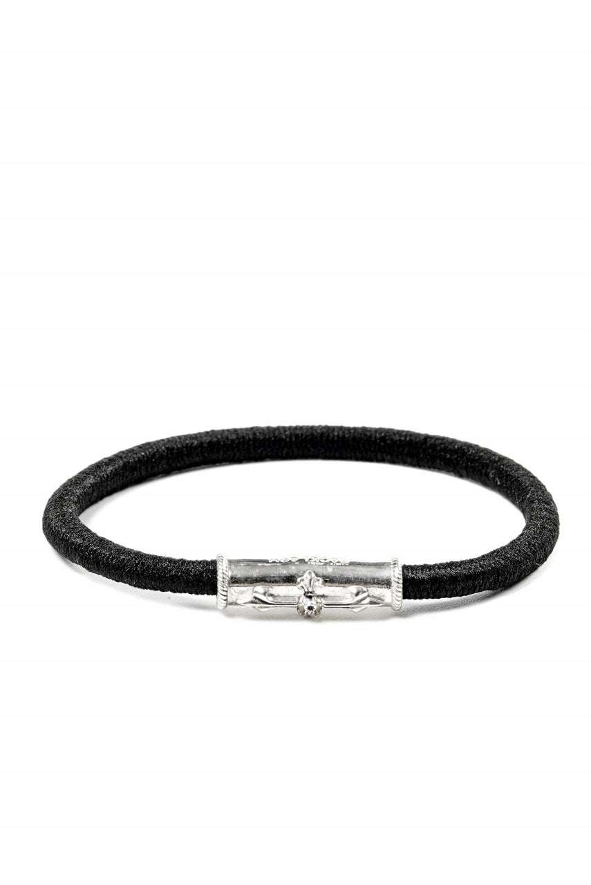 Load image into Gallery viewer, BACKLASH THE LINE SILVER 925 HAIR TIES BRACELET (SILVER)