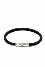 Load image into Gallery viewer, BACKLASH THE LINE SILVER 925 HAIR TIES BRACELET (SILVER)