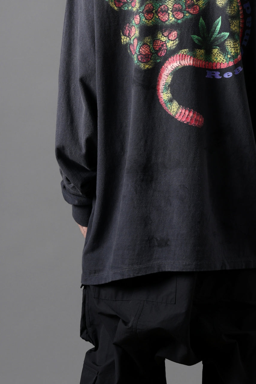 READYMADE L/S T-SHIRT SNAKE (BLACK)